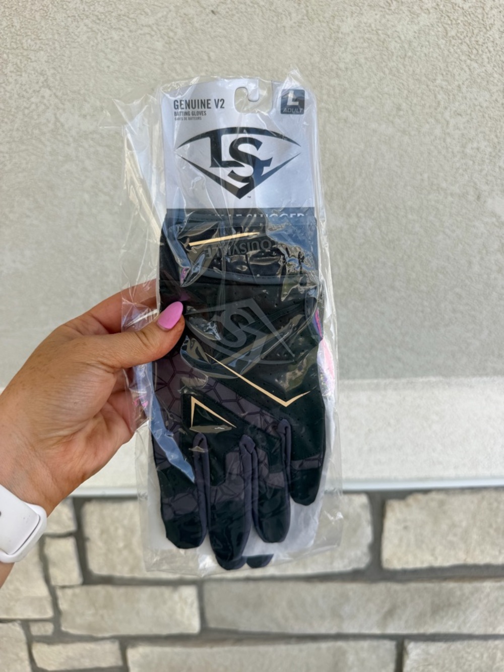 Louisville slugger Black Batting Gloves